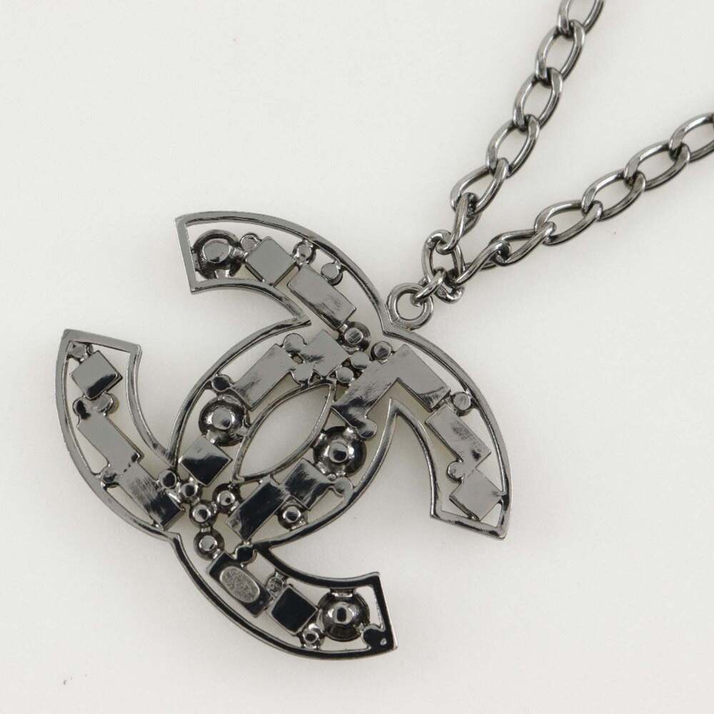 CHANEL Authentic Black Logo Necklace - Picture 3 of 7